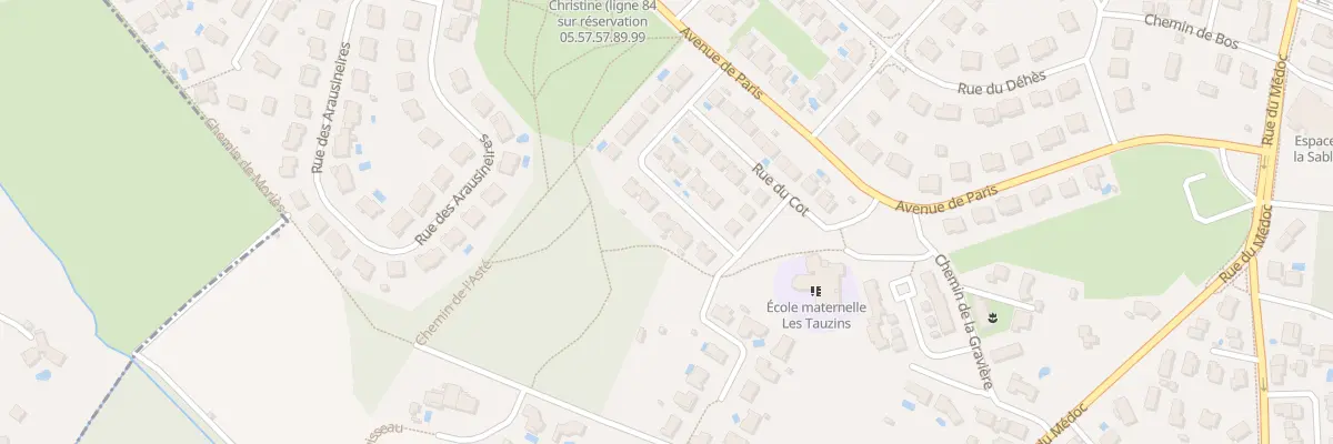 Plan du 21 Rue de l’Aste au Haillan