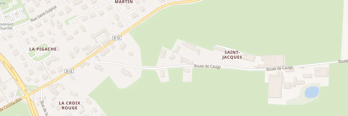 Plan du 11 Rte de Caugy à Saint-Vigor-le-Grand