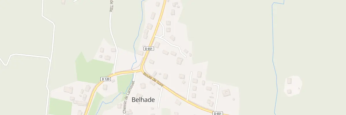 Plan du 72 Chem de Saint Vincent à Belhade