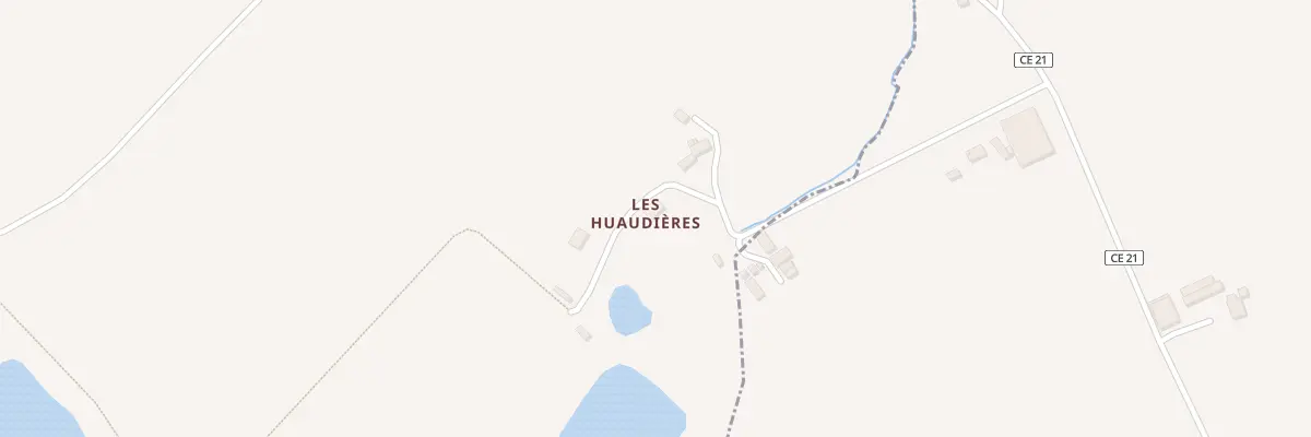 Plan du 2 Les Huaudieres à Sacé