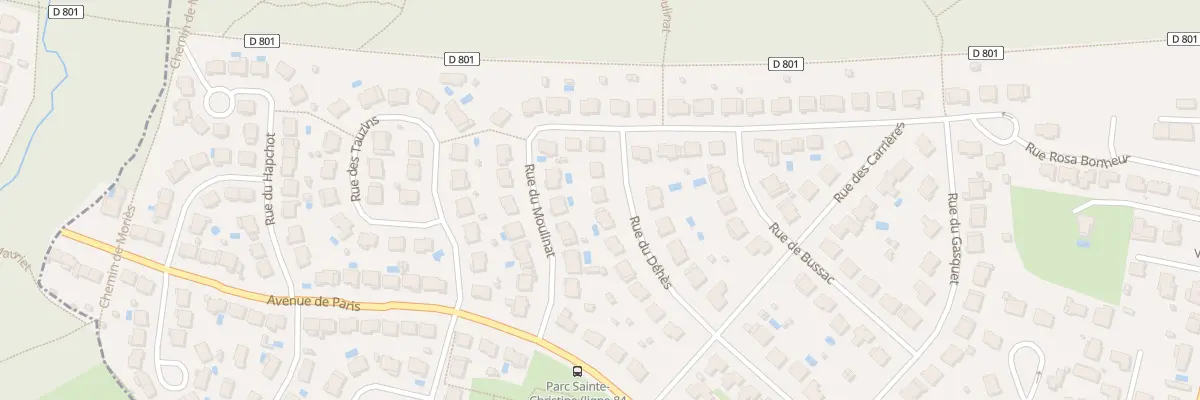 Plan du 42 Rue du Dehès au Haillan