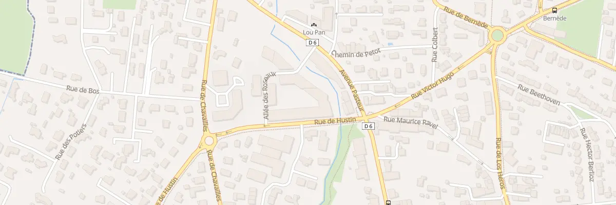 Plan du 3 Rue Hustin au Haillan