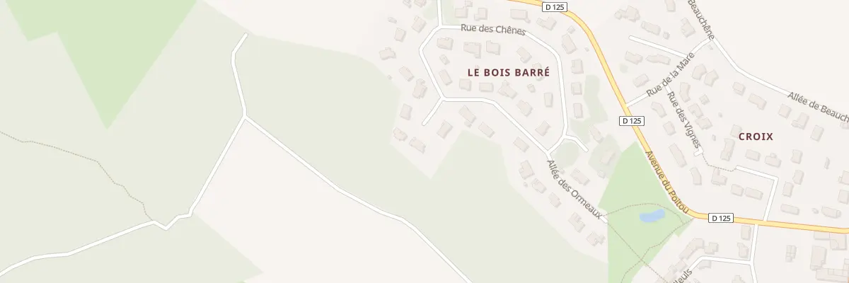 Plan du 3 Imp des Aliziers à Chermignac
