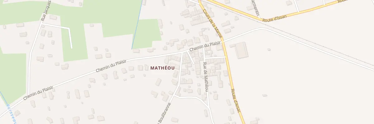 Plan du 8 Che de Boulibranne à Margaux-Cantenac