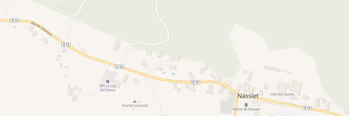 Plan du 81 All de Peloun à Nassiet