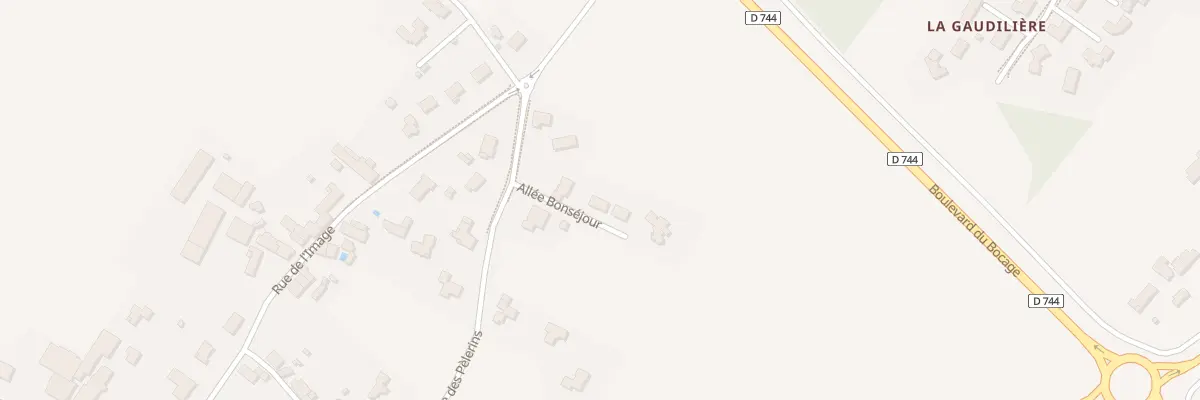 Plan du 1 All Bonséjour à Cerizay