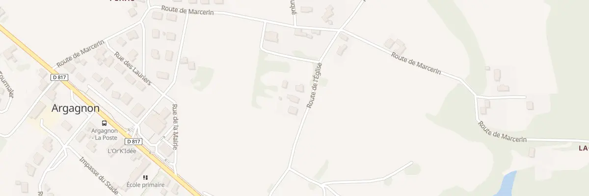 Plan du 279 Rte de l’Église à Argagnon