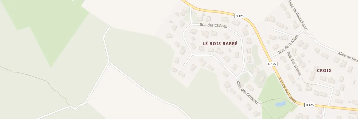 Plan du 2 Imp des Aliziers à Chermignac