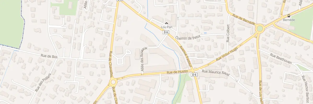 Plan du 3 All des Roseaux au Haillan