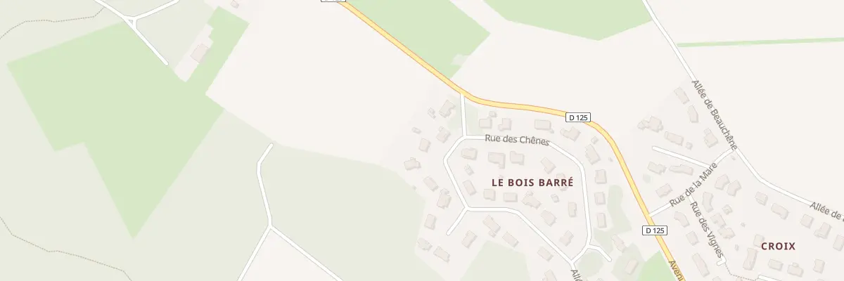 Plan du 6 Rue des Chenes à Chermignac