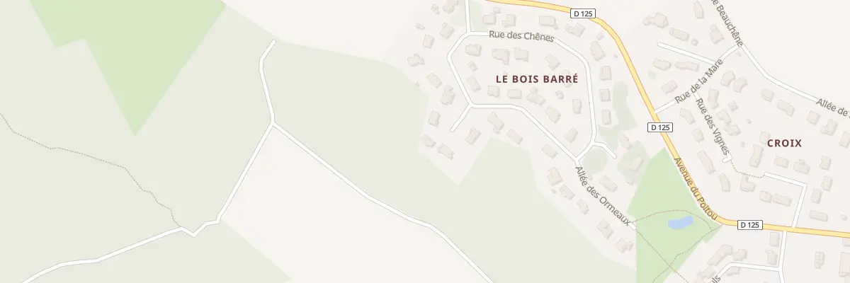 Plan du 4 Imp des Aliziers à Chermignac