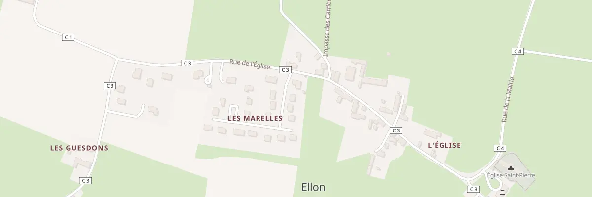 Plan du 3 Lot les Marelles à Ellon