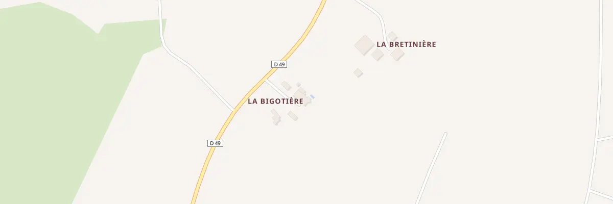 Plan du 5 La Bigotière à Foussais-Payré