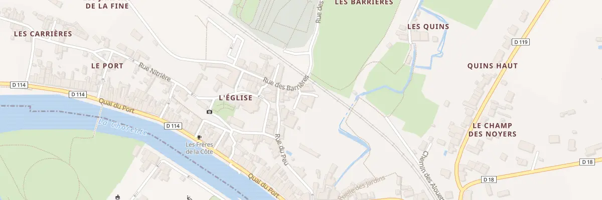 Plan du 5B Rue des Barrières à Saint-Savinien