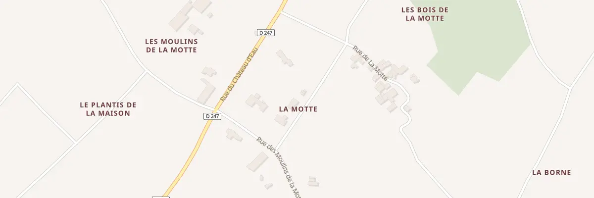 Plan du 5285 Les Moulins de la Motte à Lorignac