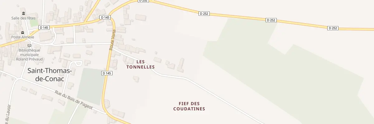 Plan du 13 Rue des Tonnelles à Saint-Thomas-de-Conac