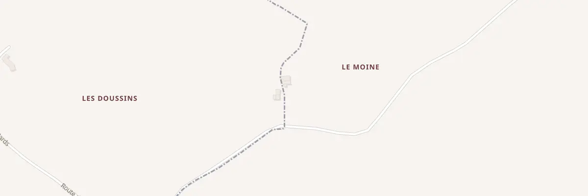 Plan du 5059 Le Moine à Sainte-Ramée
