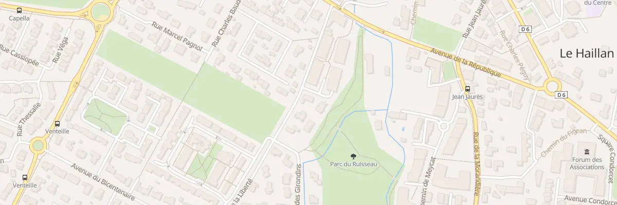 Plan du 13 Rue de la Liberté au Haillan