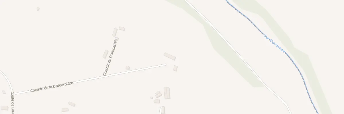 Plan du 343 La Drouardiere à Saint-Fraimbault