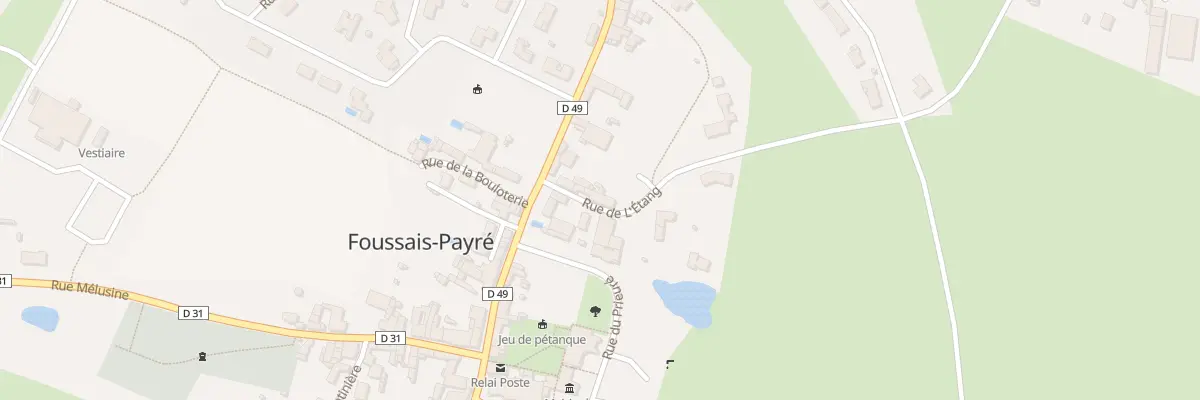 Plan du 7 Rue de l’étang à Foussais-Payré