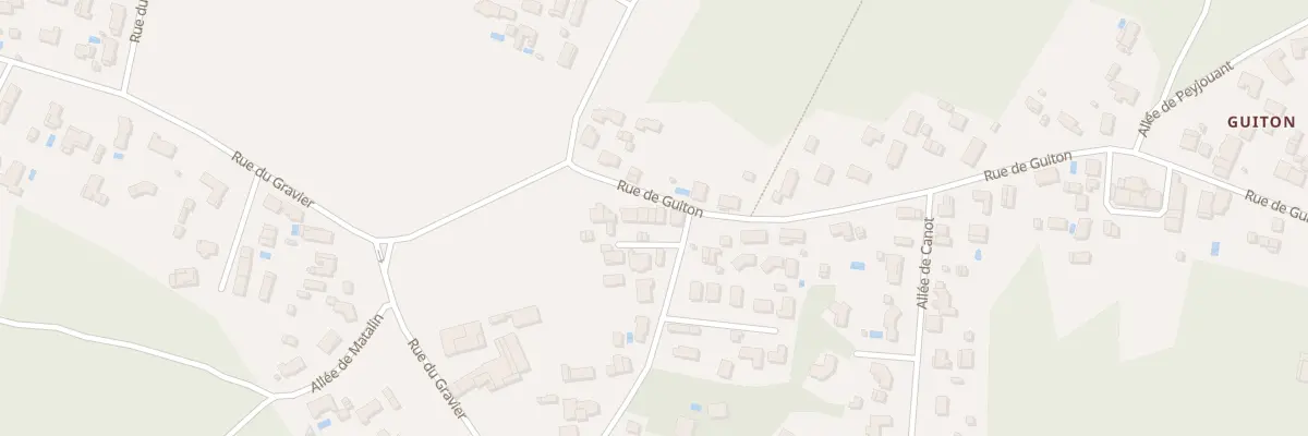 Plan du 3 All de la Haille à Arsac