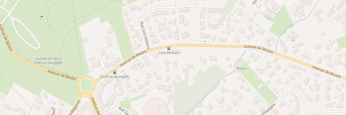 Plan du 99 Av de Beutre à Pessac