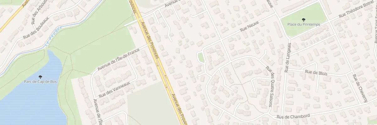 Plan du 32 Rue Neuve à Pessac