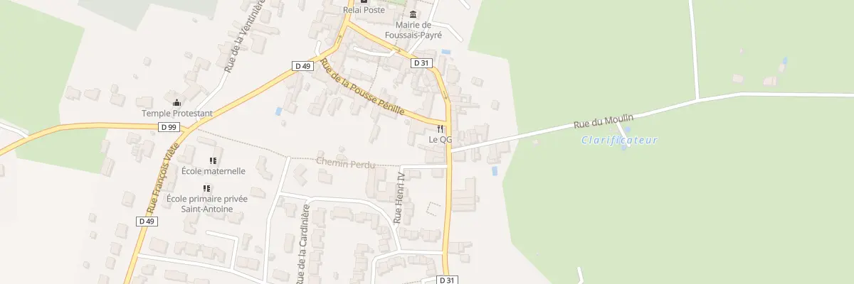 Plan du 42 Rue françois laurent à Foussais-Payré