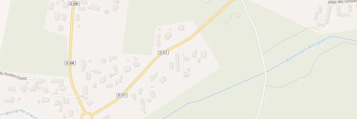 Plan du 977 All Grammont au Pian-Médoc