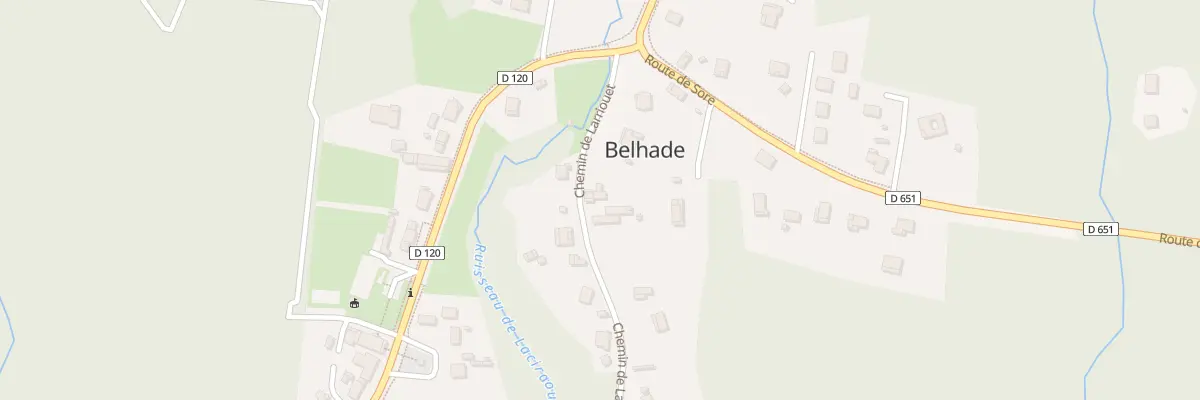 Plan du 115 Rte de Larriouet à Belhade