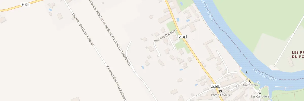 Plan du 8 Rue des Bateliers à Port-d’Envaux