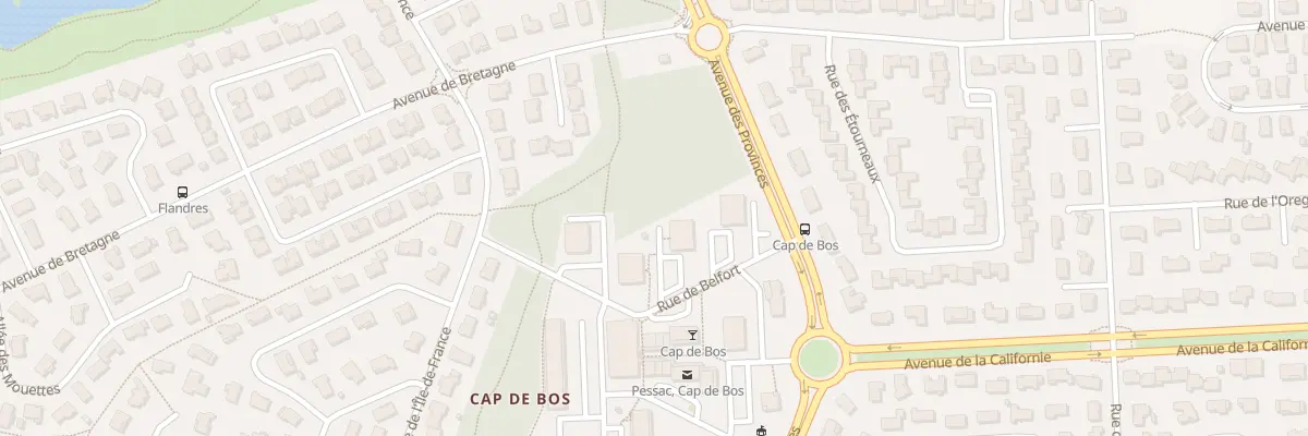 Plan du 8 Rue de Belfort à Pessac