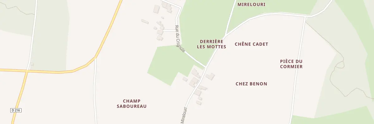 Plan du 4 Rue de Mirelouri aux Nouillers