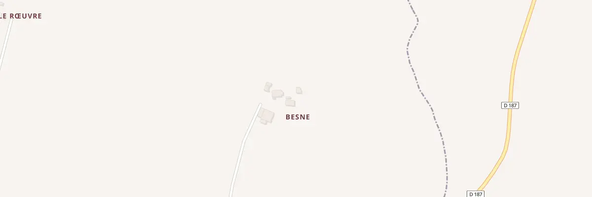 Plan du 5003 Besne à Chambellay