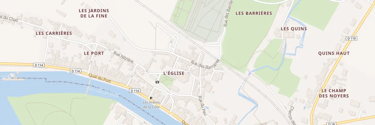 Plan du 9B Rue des Barrières à Saint-Savinien