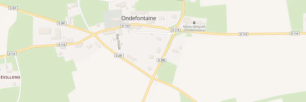 Plan du 8 Rte de Montchauvet Ondefontain aux Monts d’Aunay