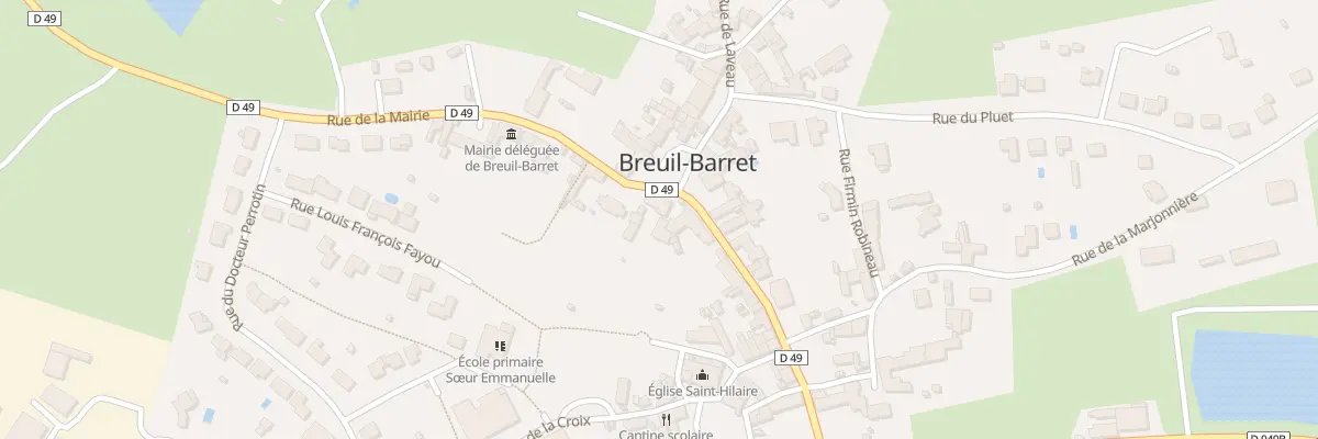 Plan du 1 Rue de la mairie à Terval