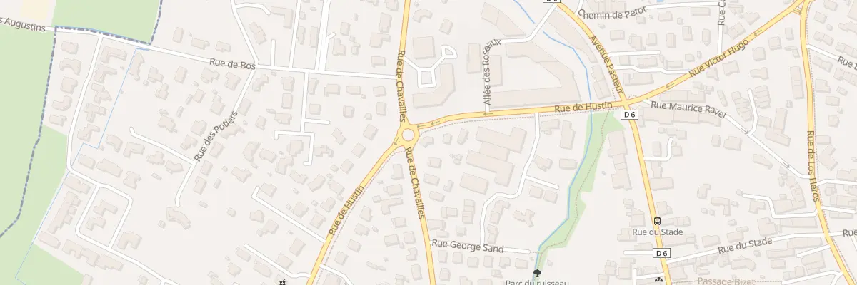 Plan du 6B Rue Hustin au Haillan
