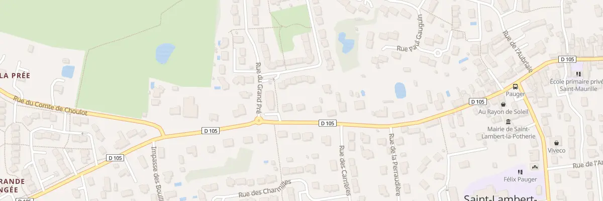 Plan du 36 Rue des Landes à Saint-Lambert-la-Potherie