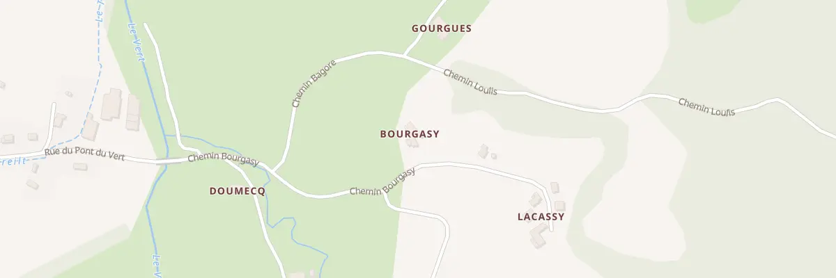 Plan du 321 Che Bourgasy - Ance à Ance Féas