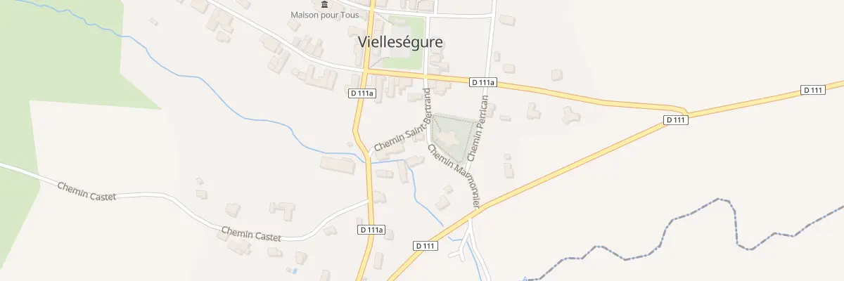 Plan du 3 Cami Sent Bertran à Vielleségure