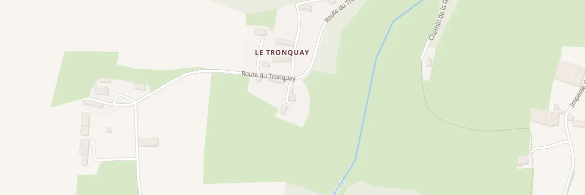 Plan du 3 Rte du Tronquay Danvou La Ferr aux Monts d’Aunay