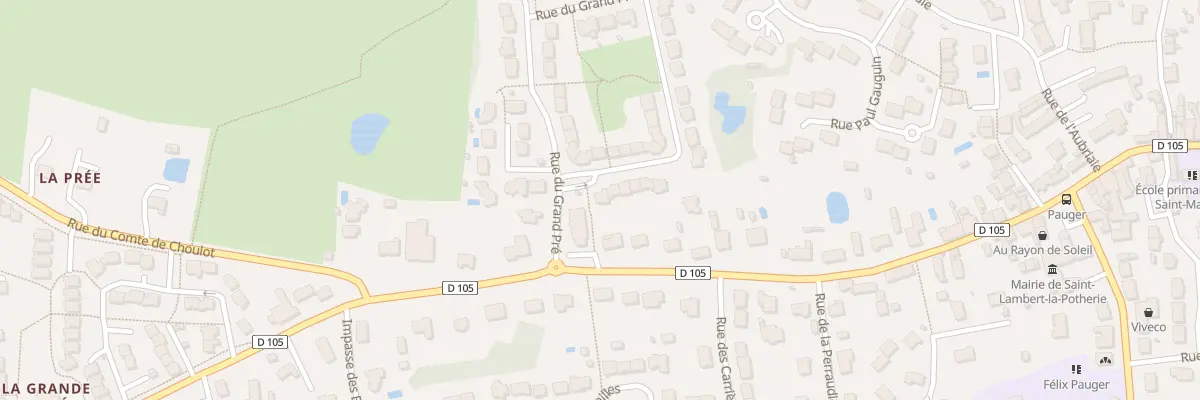 Plan du 53 Rue du Grand Pré à Saint-Lambert-la-Potherie