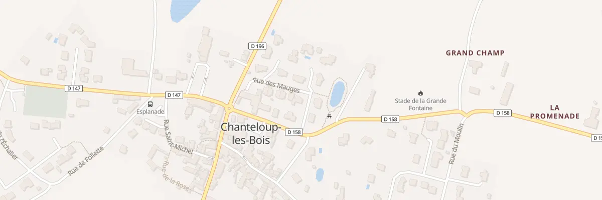 Plan du 1 Rue des Mauges à Chanteloup-les-Bois