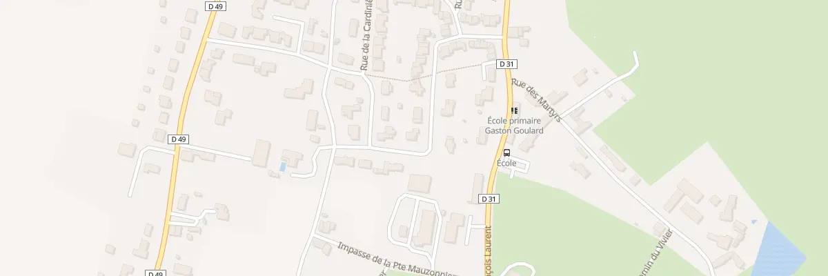 Plan du 20 Rue du huit mai 1945 à Foussais-Payré