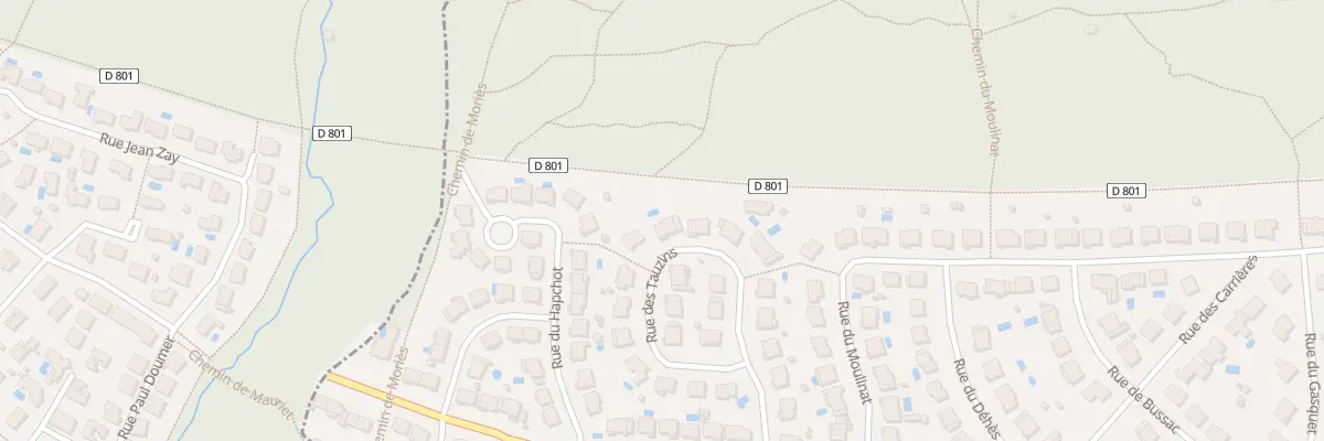 Plan du 19 Rue des Tauzins au Haillan