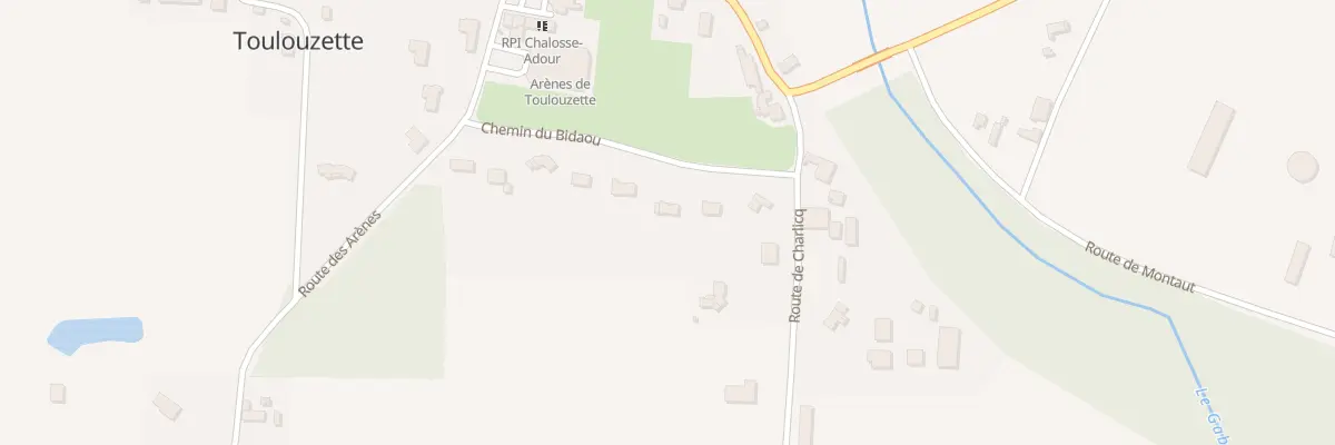 Plan du 312 Rte des Arènes à Toulouzette