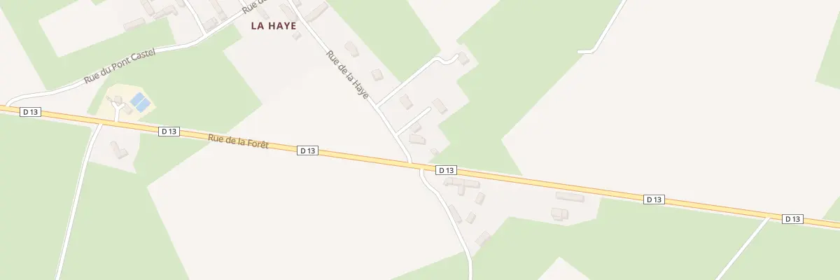 Plan du 2 Rue de la Haye à Lingèvres