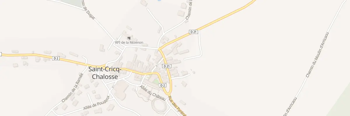 Plan du 110 Rue Hector Ducamp à Saint-Cricq-Chalosse