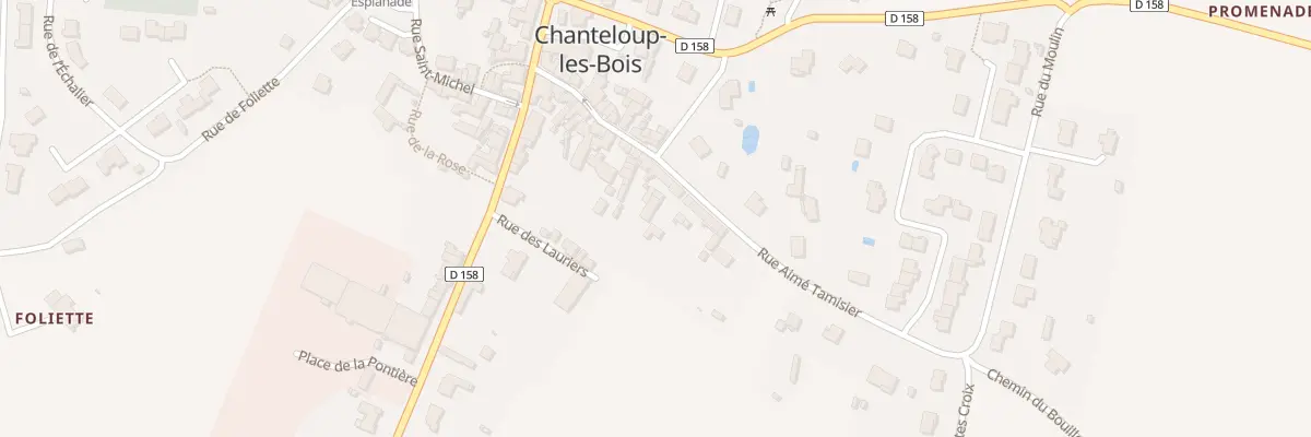 Plan du 28 Rue Aimé Tamisier à Chanteloup-les-Bois